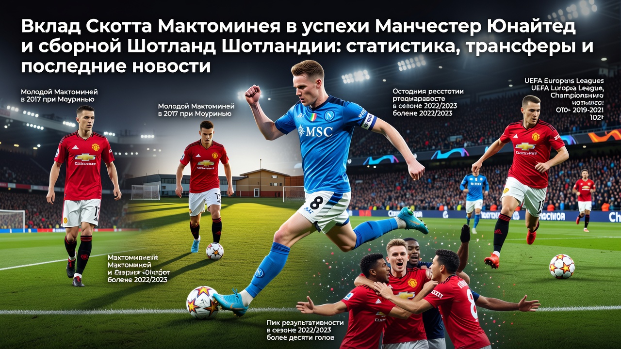 Вклад Скотта Мактоминея в успехи Манчестер Юнайтед и сборной Шотландии: статистика, трансферы и последние новости