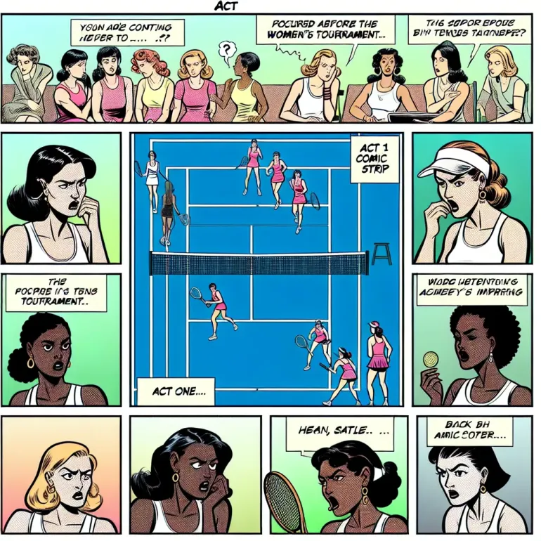 Теннисный мир на пике напряжения: Женская турнирная сетка